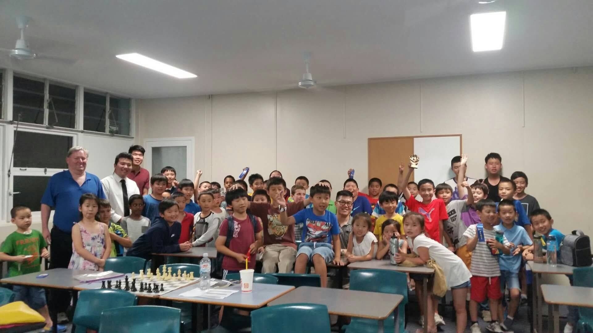 Sunnybank Chess Club champion celebrations